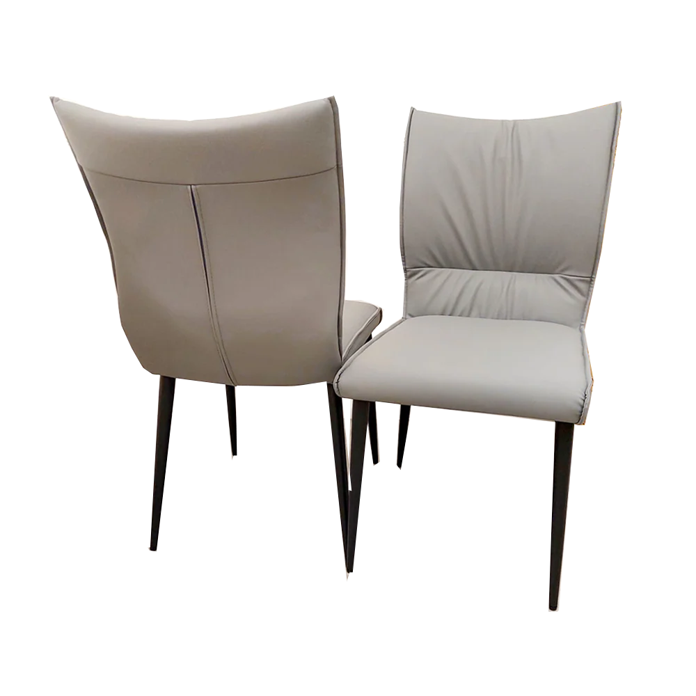 Venus Dining Table with 4 Tan Flora Chairs