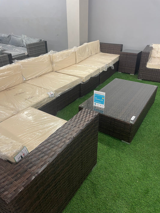 Melbourne Rattan Corner Sofa Set