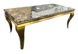 Louis Chrome Console Table
