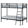 Brandon Metal Frame Bunk Bed Single 3ft with Ladder