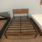 Double Metal Brown Bed Frame