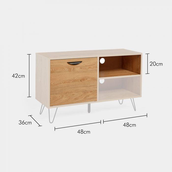 Capri Oak Effect TV Unit