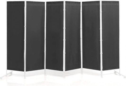 6 Panel Room Divider-Grey