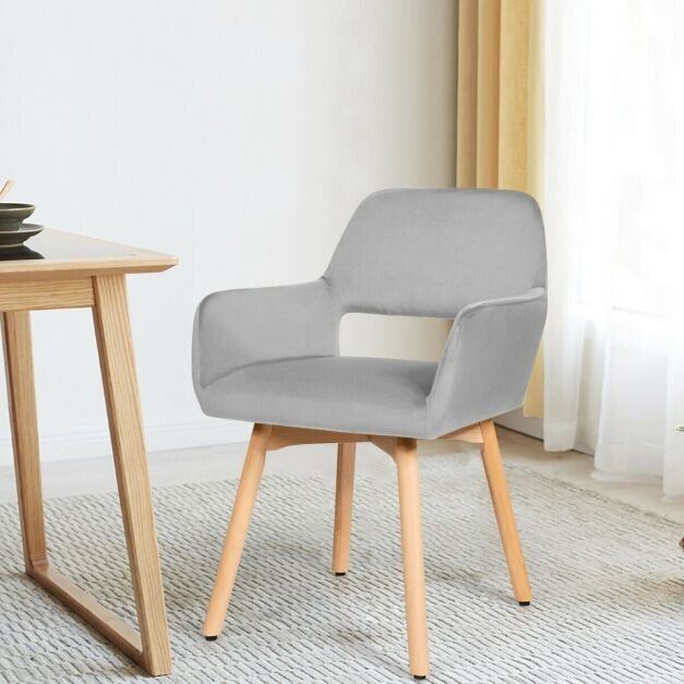 Grey Velvet Chairs
