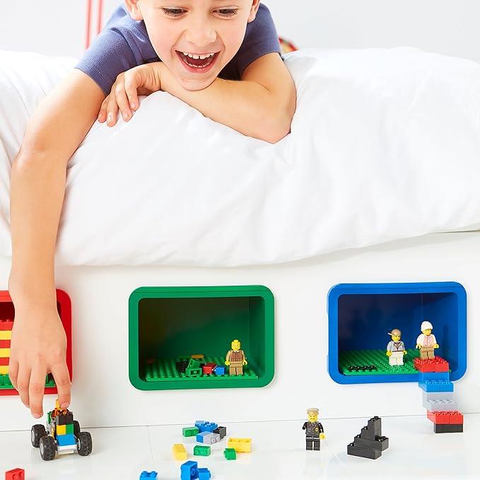 Kids Lego Single Bed Frame With Storage Ex Display