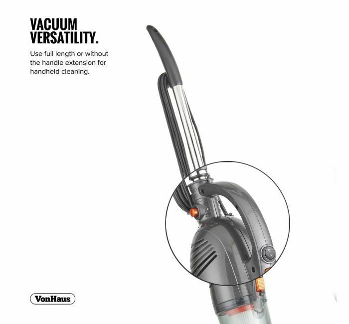 800W Grey 2 in 1 Stick Vacuum