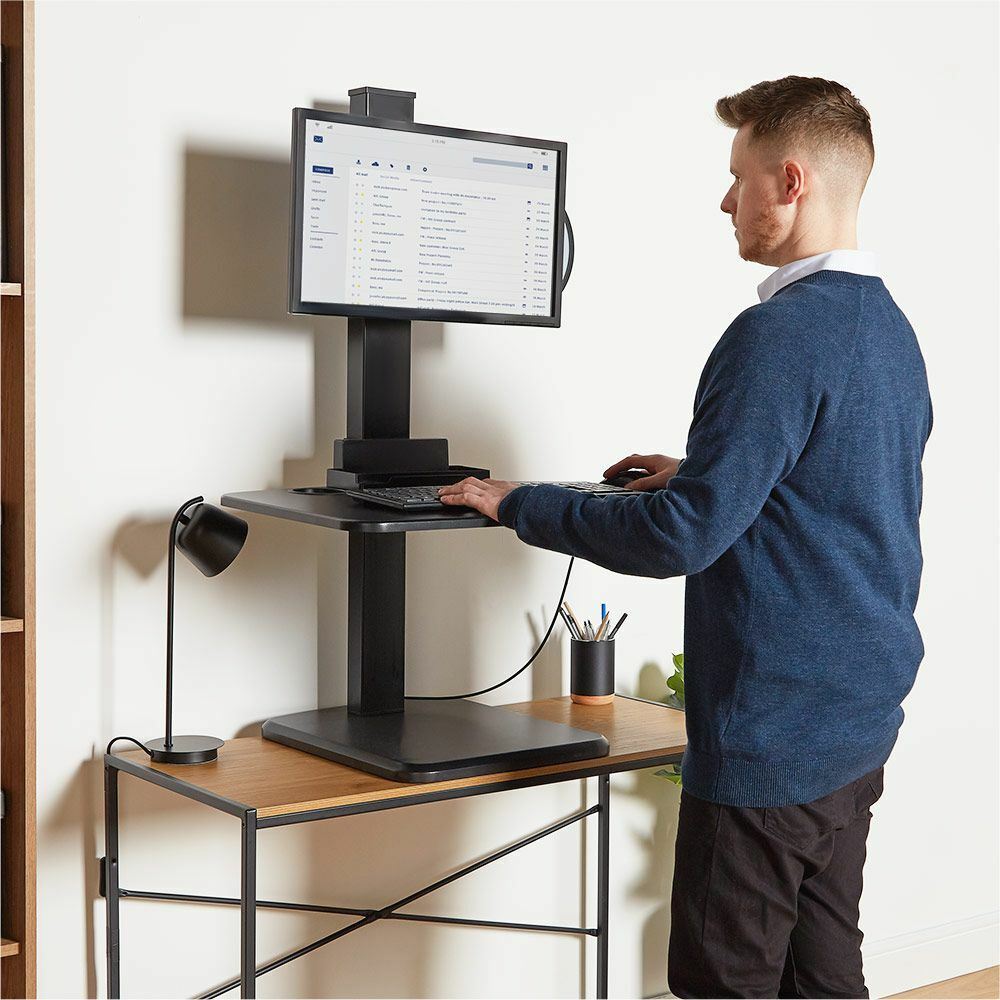 Multiple Monitor Sit-Stand Workstation