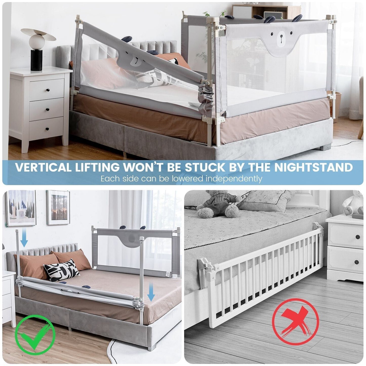 Baby 195cm Bed Rail