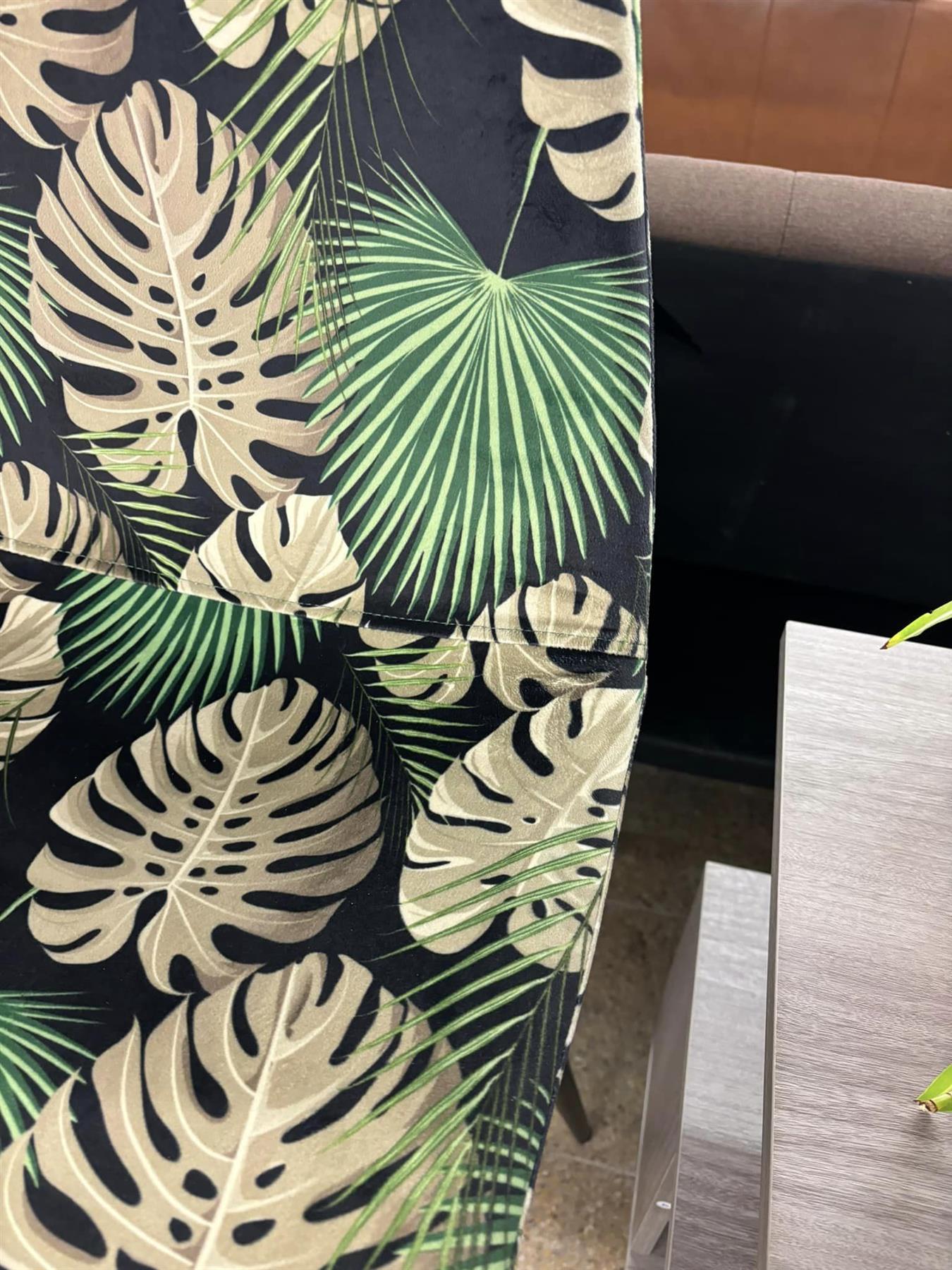 Leaf Print Bar Stool