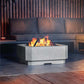 Chamfered Edge Firepit with BBQ Grill
