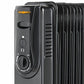 9 Fin 2000W Oil Filled Radiator - Black