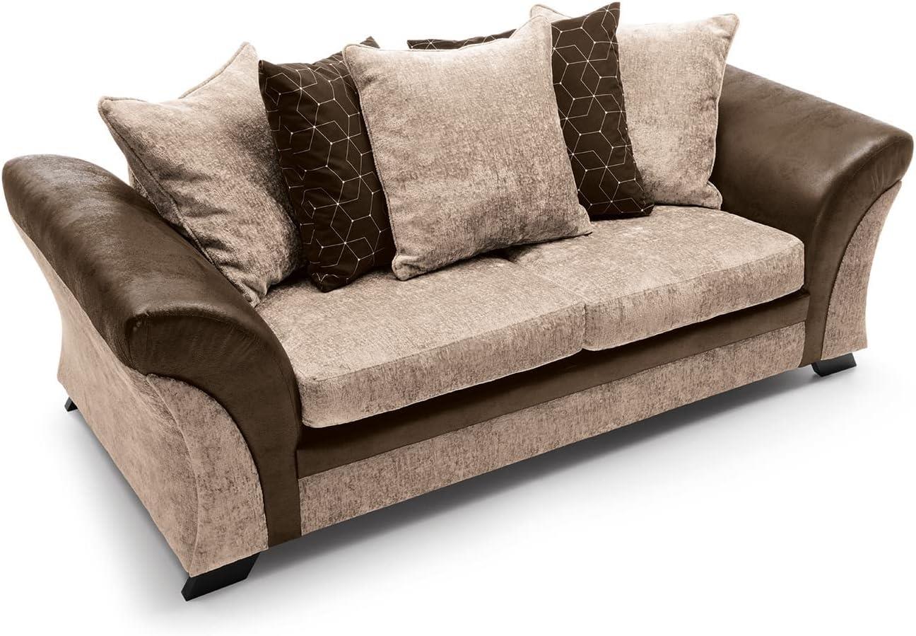 Brown 3 Seater (See Description)