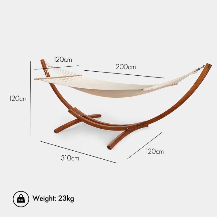 1 Person Hammock with Wooden Frame