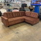 Rust Upholstered Sofa Bed