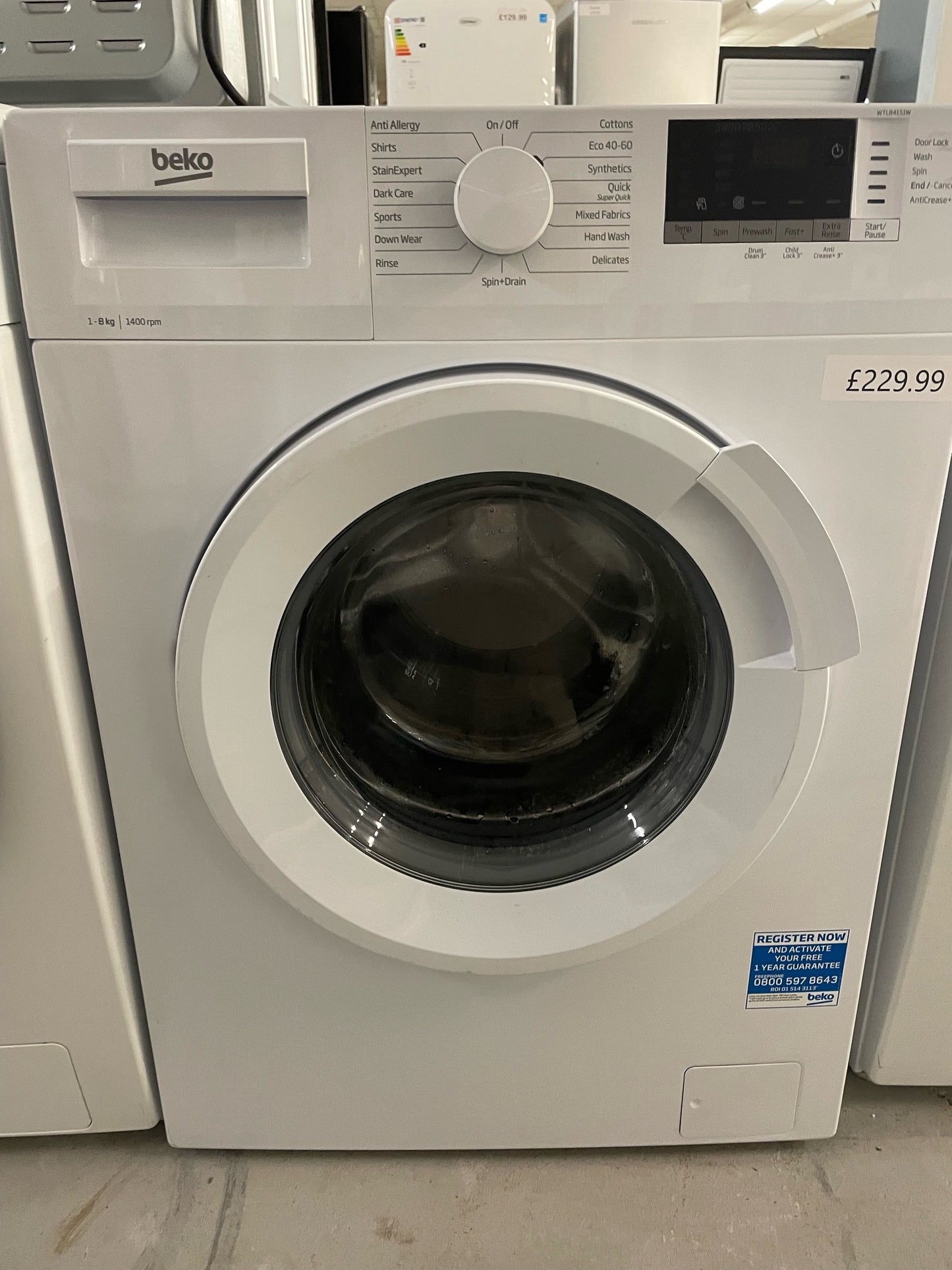 Beko 8kg Washing Machine