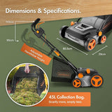 1600W Electric Lawn Aerator & Scarifier Moss Remover Garden Tool