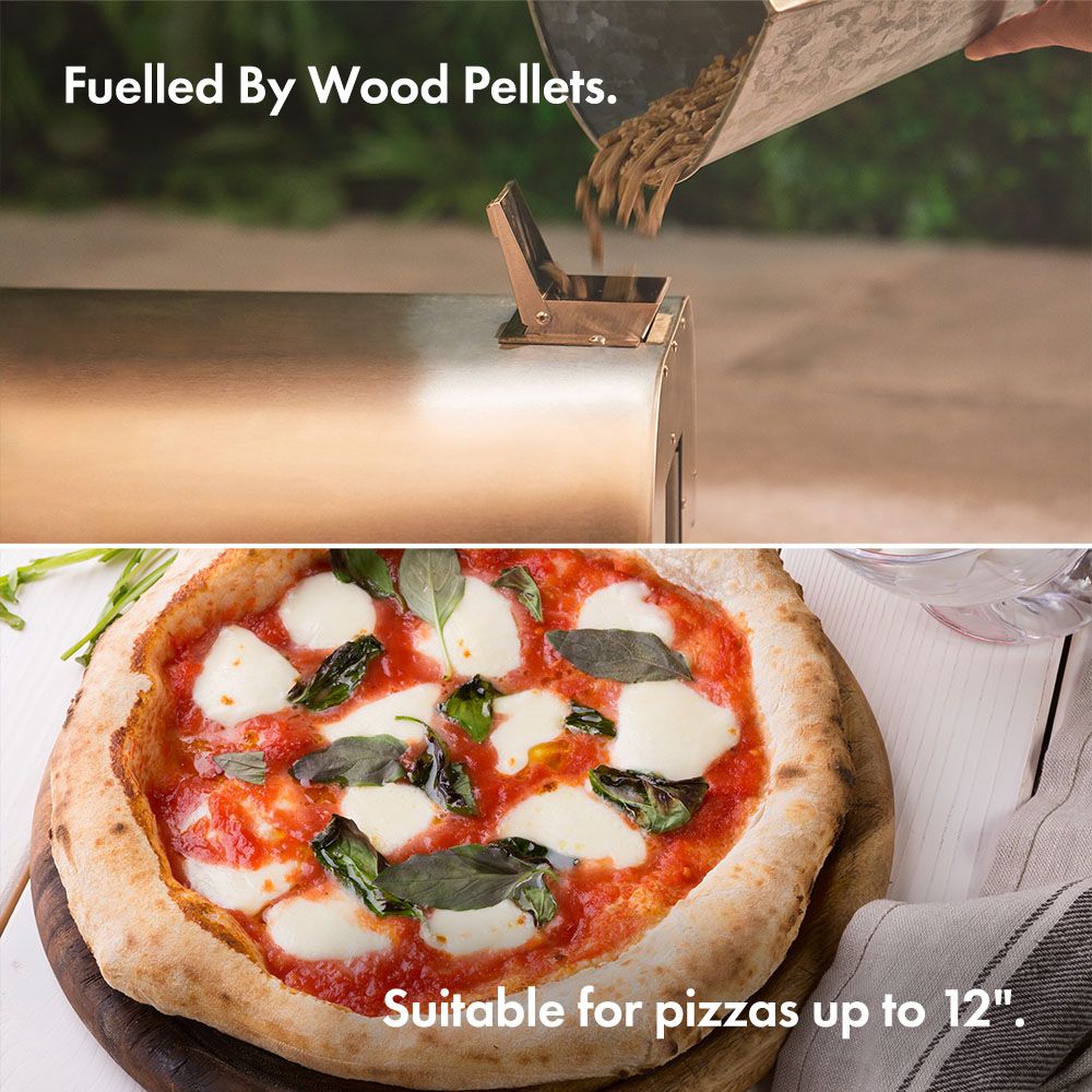 Portable Outdoor Pizza Oven Wood Fired Garden Patio Pizza Maker