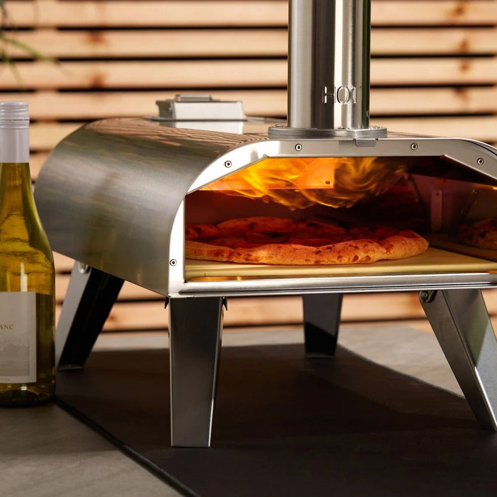 Portable Outdoor Pizza Oven Wood Fired Garden Patio Pizza Maker