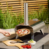 Outdoor Pizza Oven with Pizza Stone & Accessories Garden BBQ Cooker