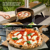 Outdoor Pizza Oven with Pizza Stone & Accessories Garden BBQ Cooker