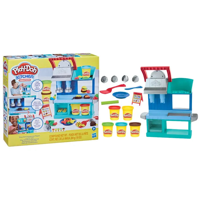 Play-Doh Kitchen Creations Busy Chef's Restaurant Playset Pretend Cooking