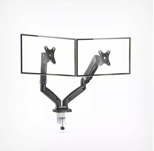 Dual Arm Gas Monitor Mount with Clamp
