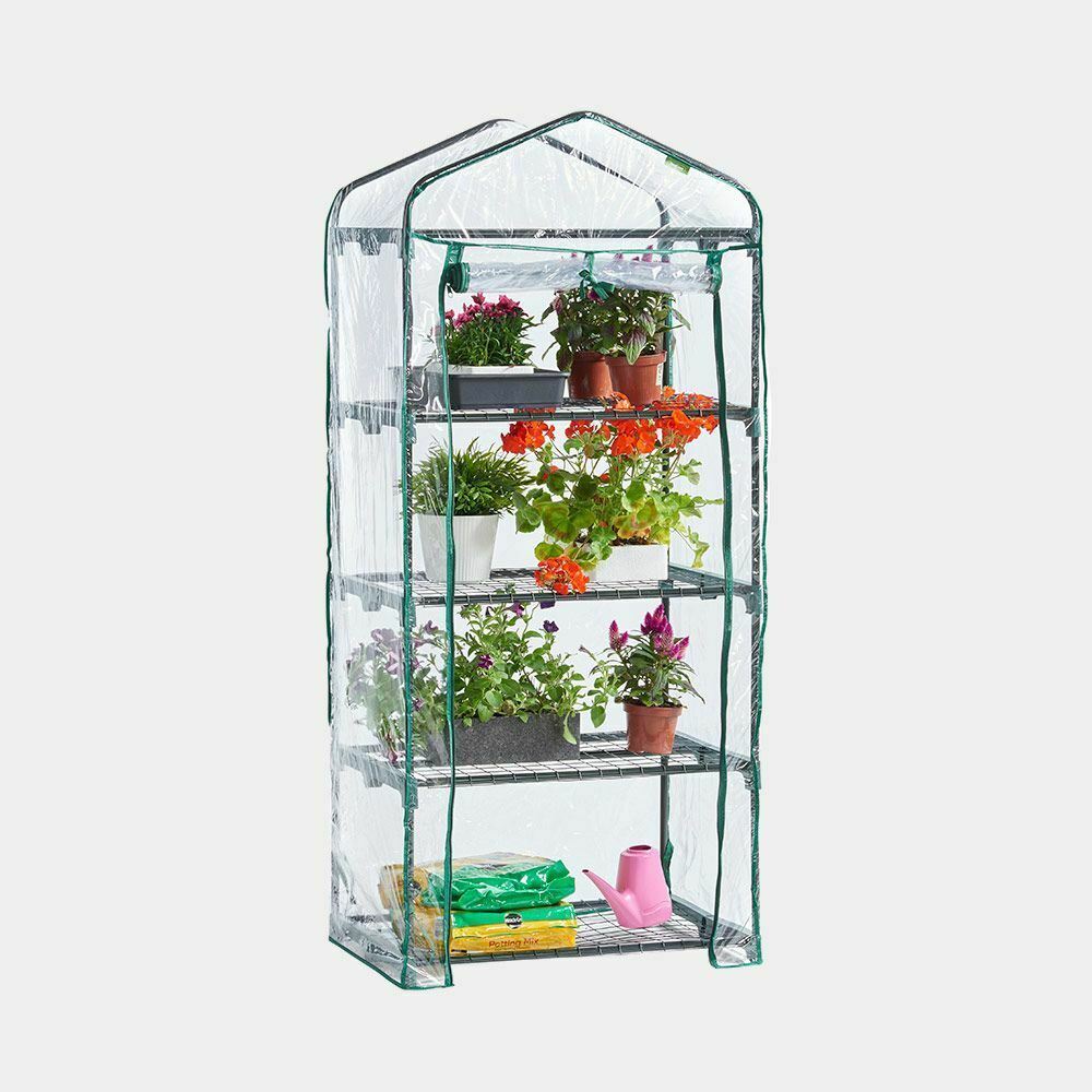 4 Tier Mini Plastic PVC Greenhouse