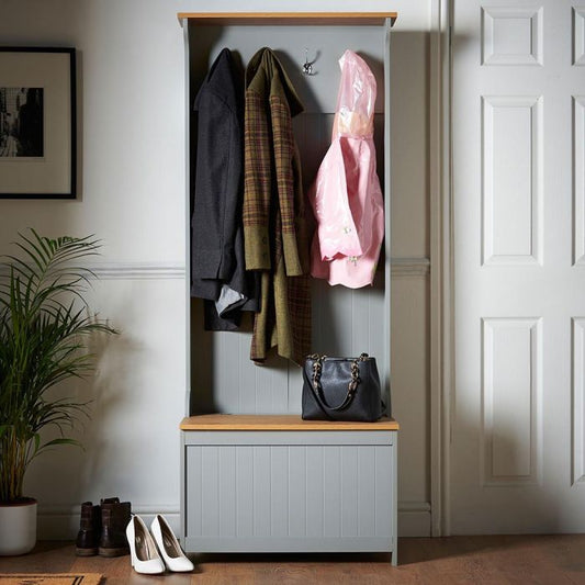 Hall Valet with Storage Trunk