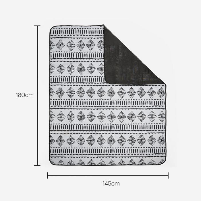 Boho Nomad Print Picnic Blanket