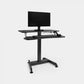 Black Sit Stand Adjustable Desk