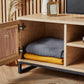 Rattan TV Unit Home Furniture Natural Wood Storage