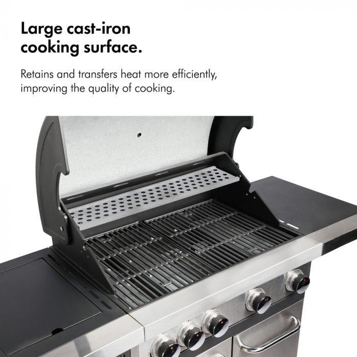 4+1 Stainless Steel Gas BBQ