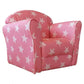 Mini Armchair Pink White Stars
